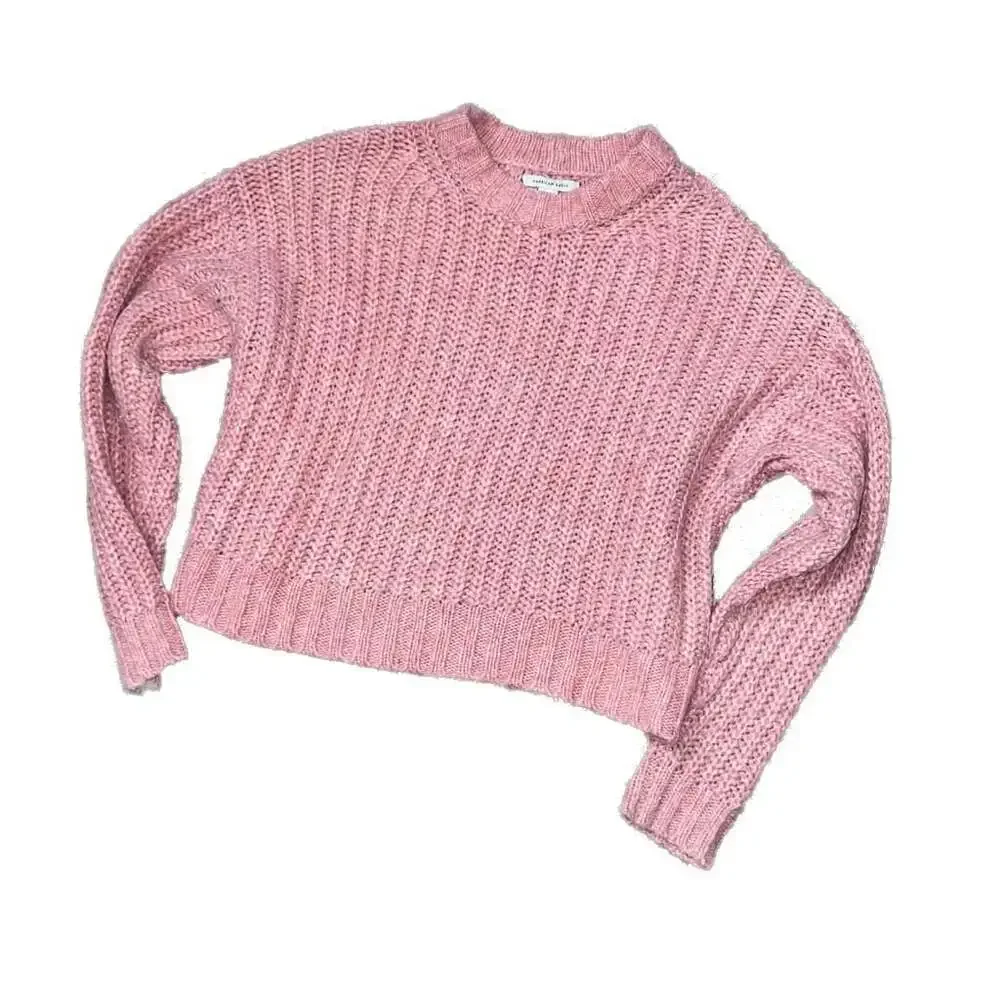 American Eagle Outfitters Pink Crew Neck Sweater - Picture 1 of 2